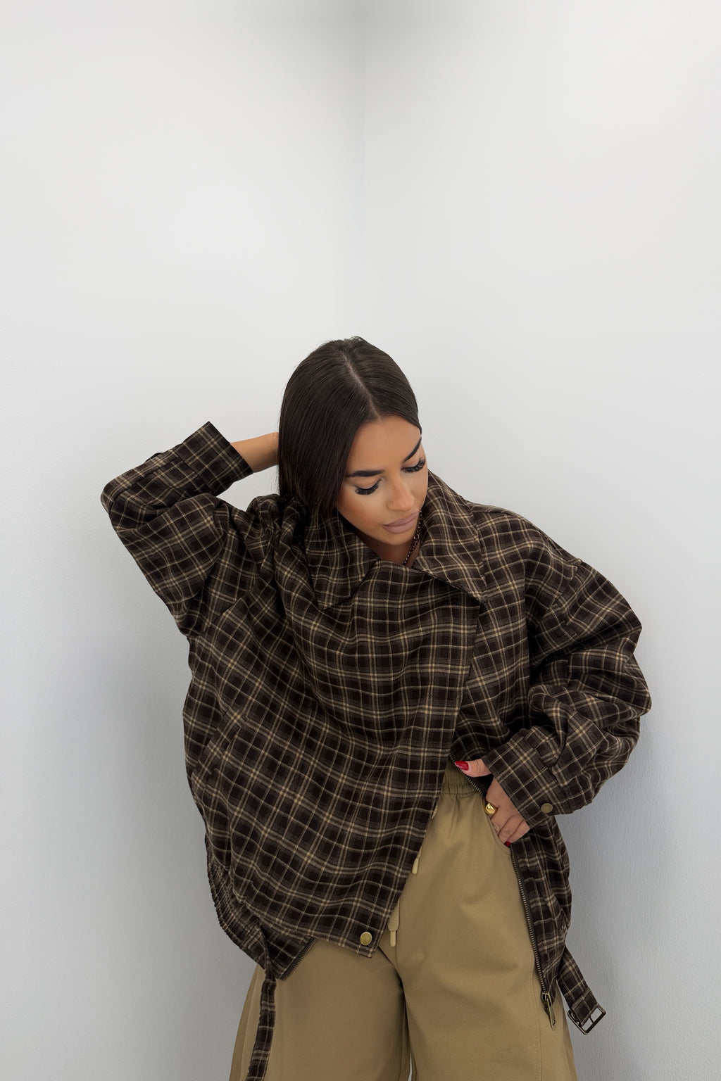 CHAQUETA CUADRE ACOLCHADA