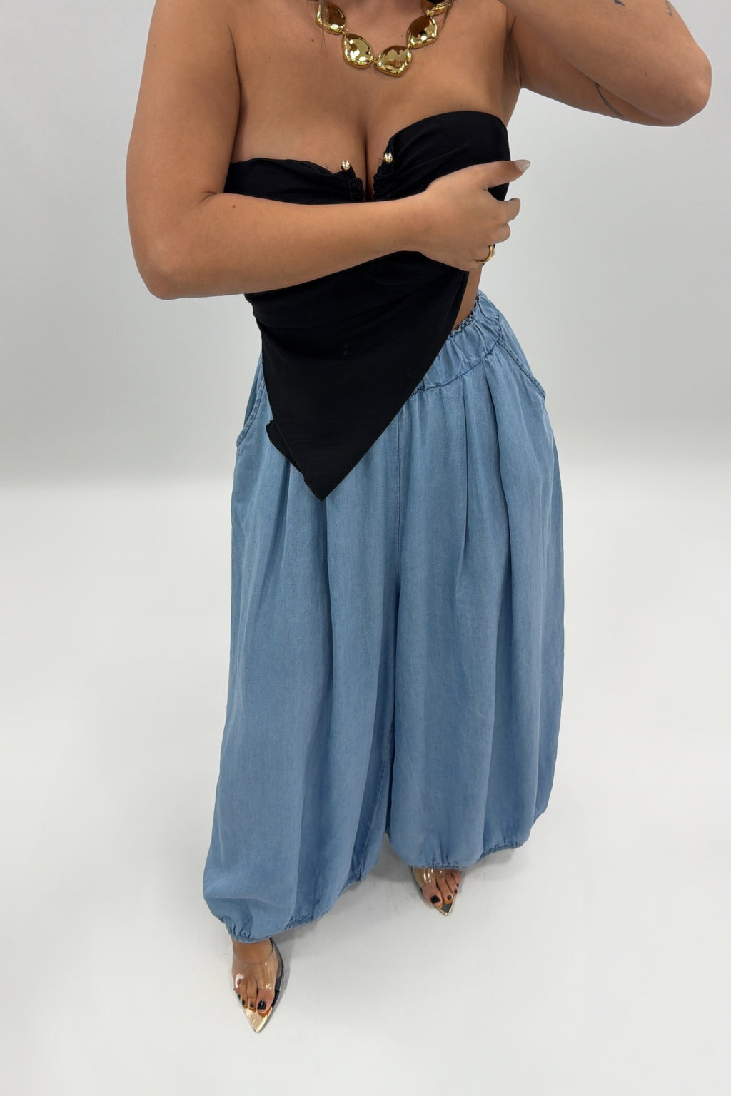 PANTALÓN DENIM FLUID BAHON