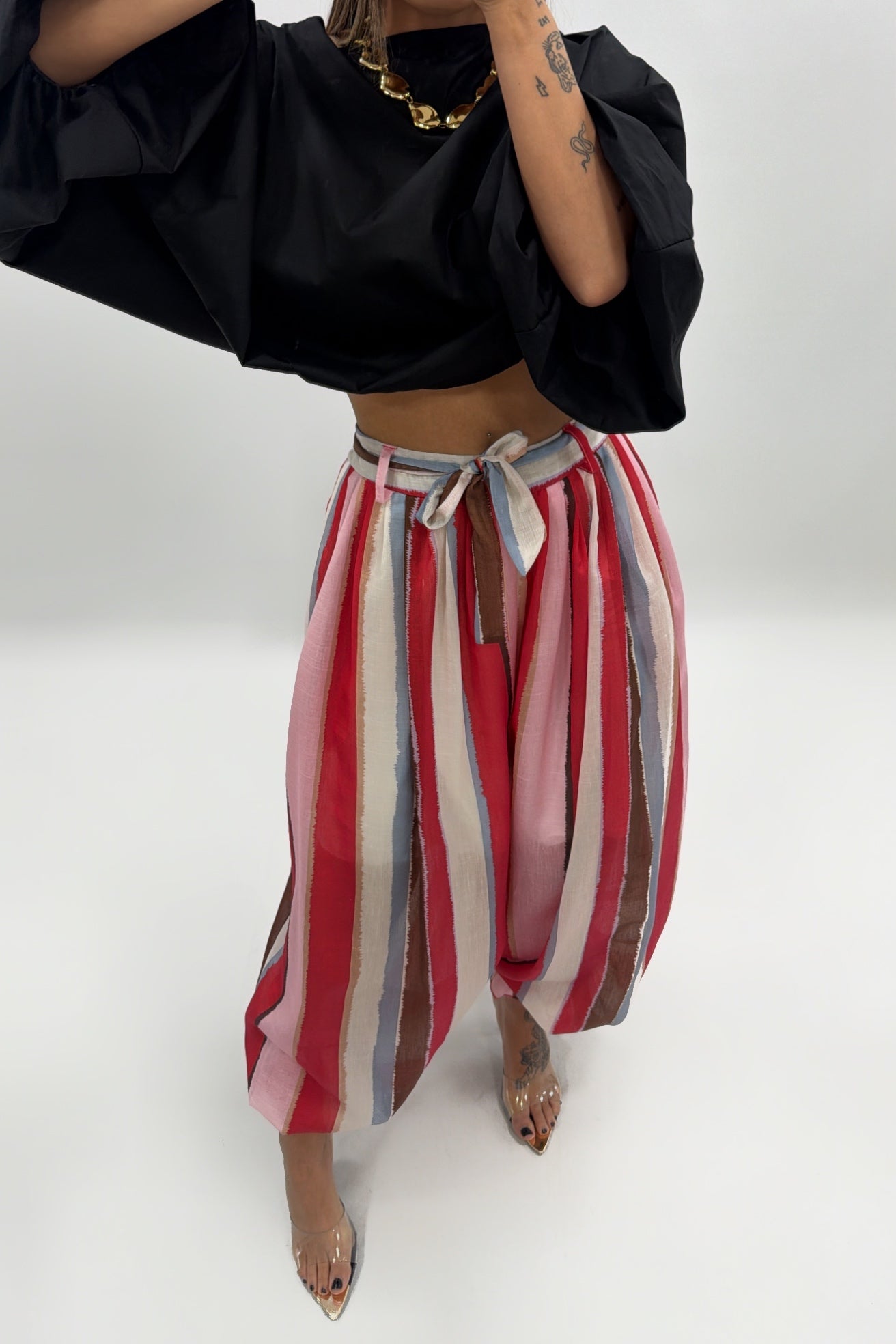 PANTALÓN BOMBACH VOLANT