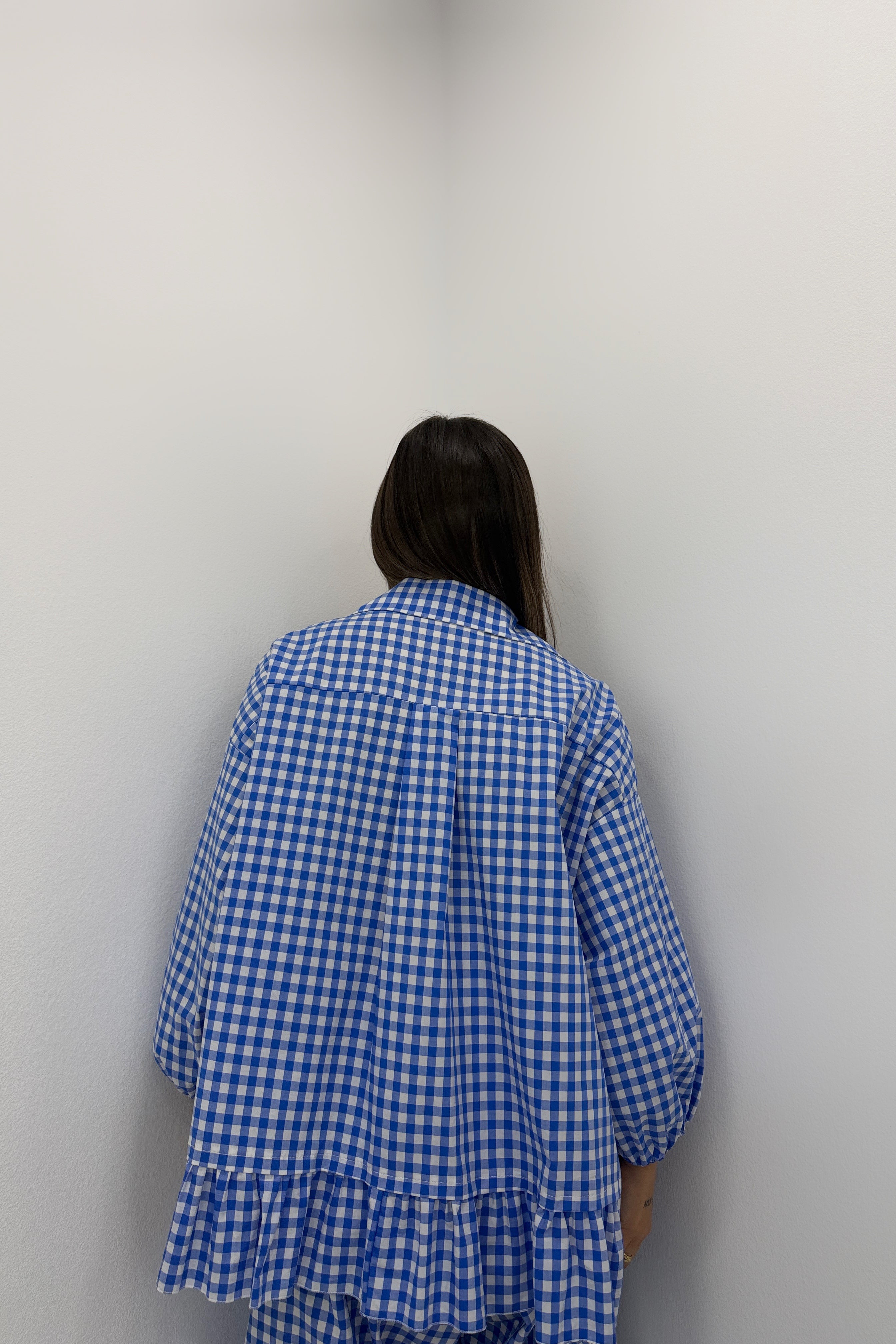 CAMISA VICHY VOLANT