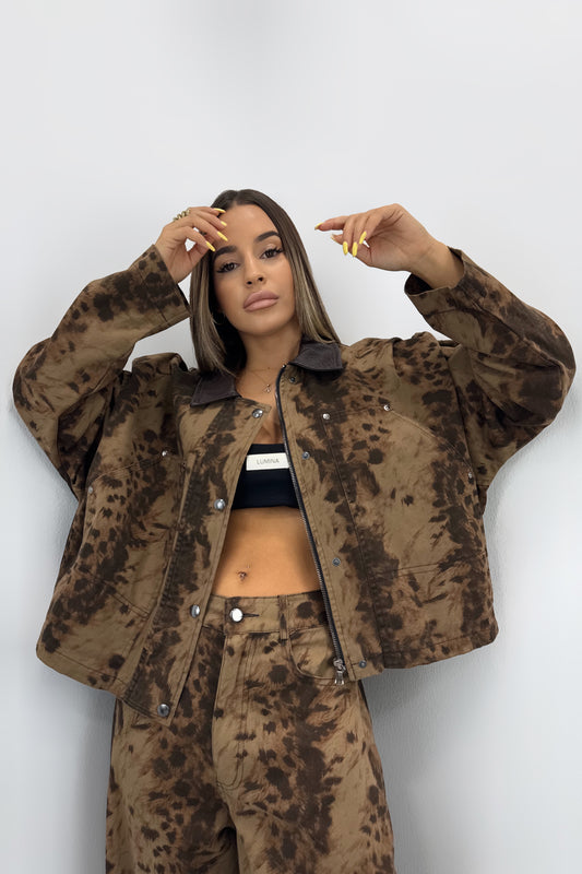 CHAQUETA ESTAMPADA LUMINA