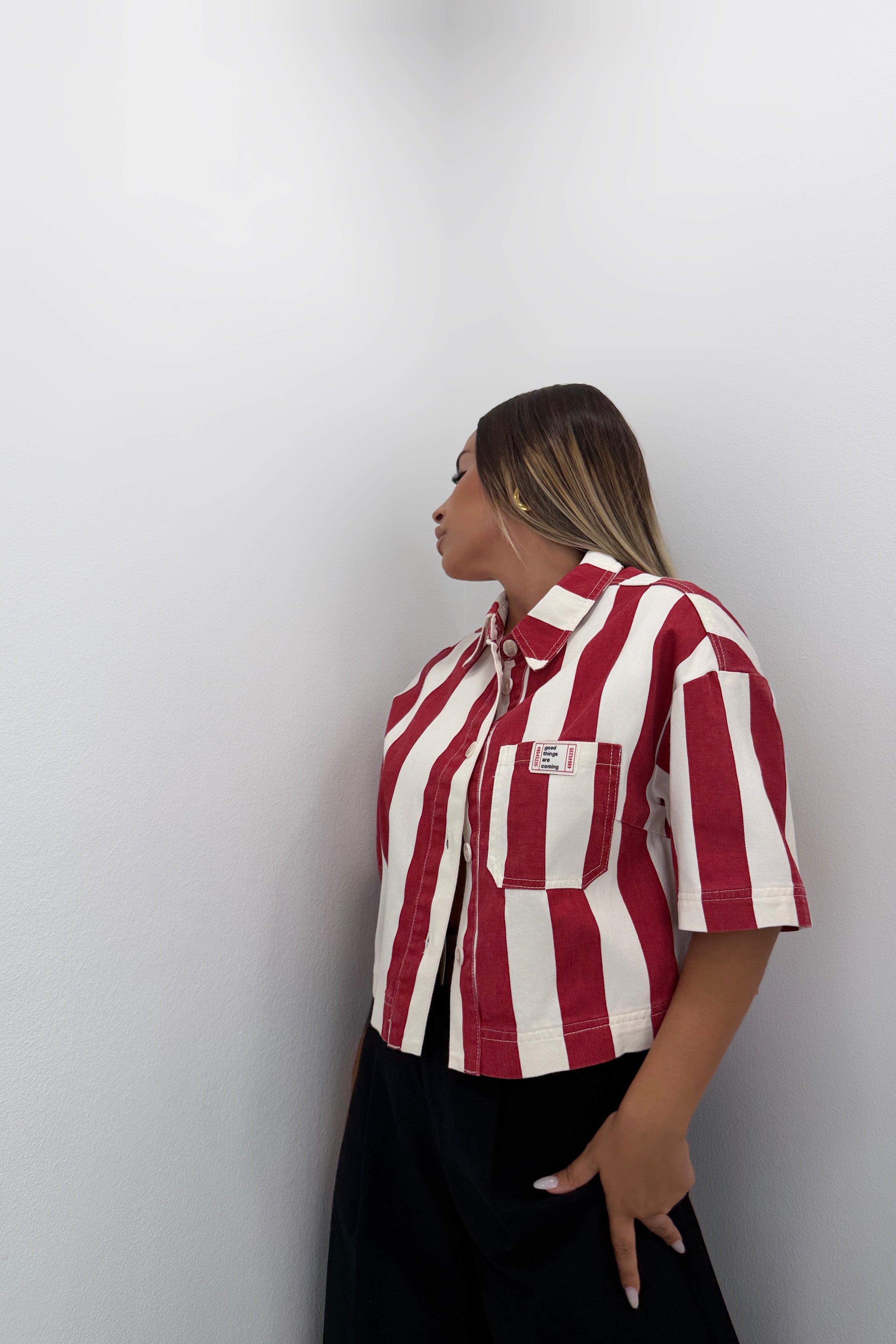 CAMISA RAY CROPPED