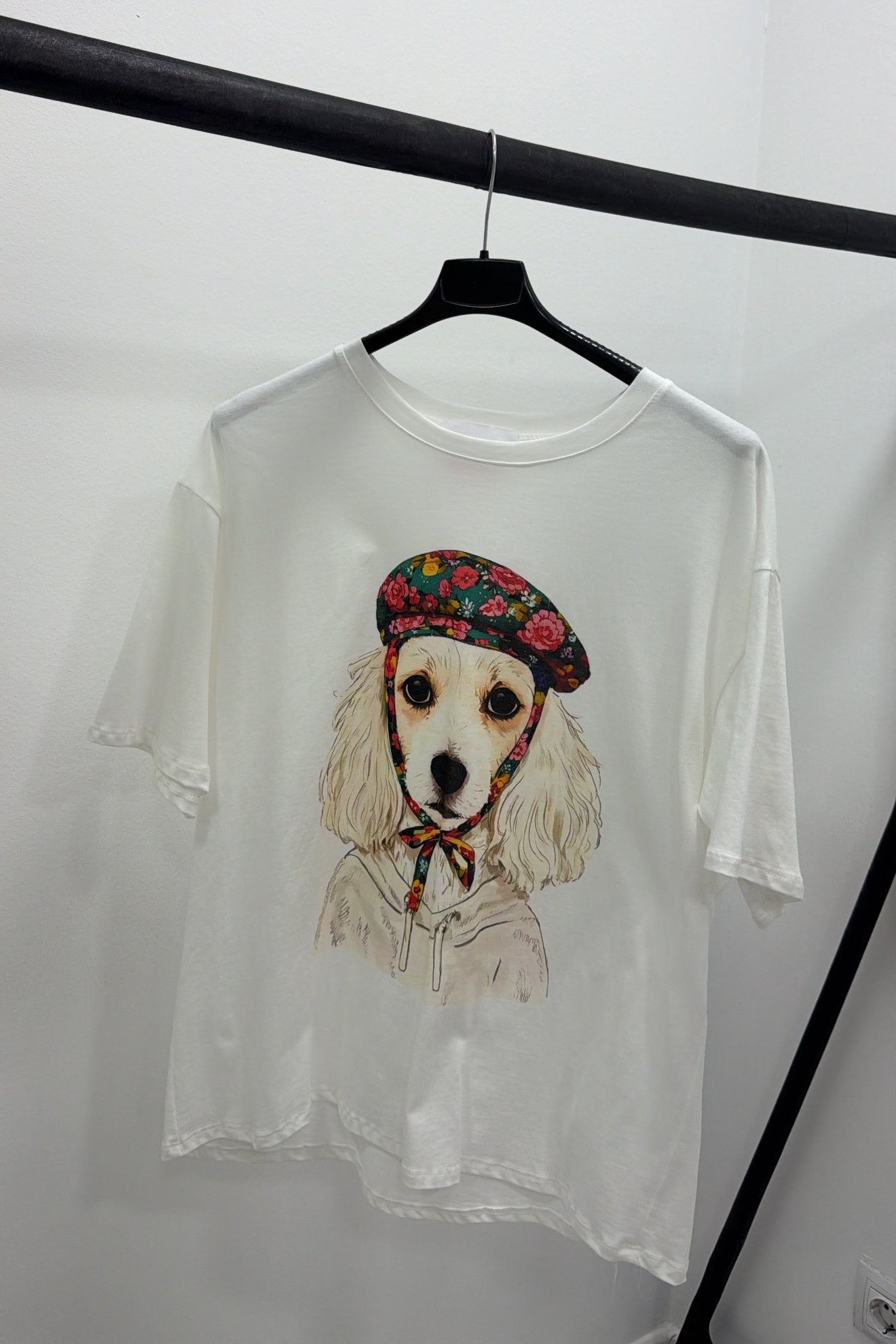 CAMISETA DOG FLORE