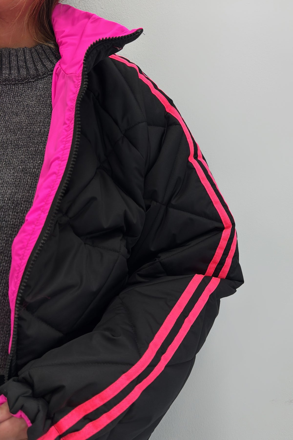 ABRIGO ACOLCHADO REVERSIBLE
