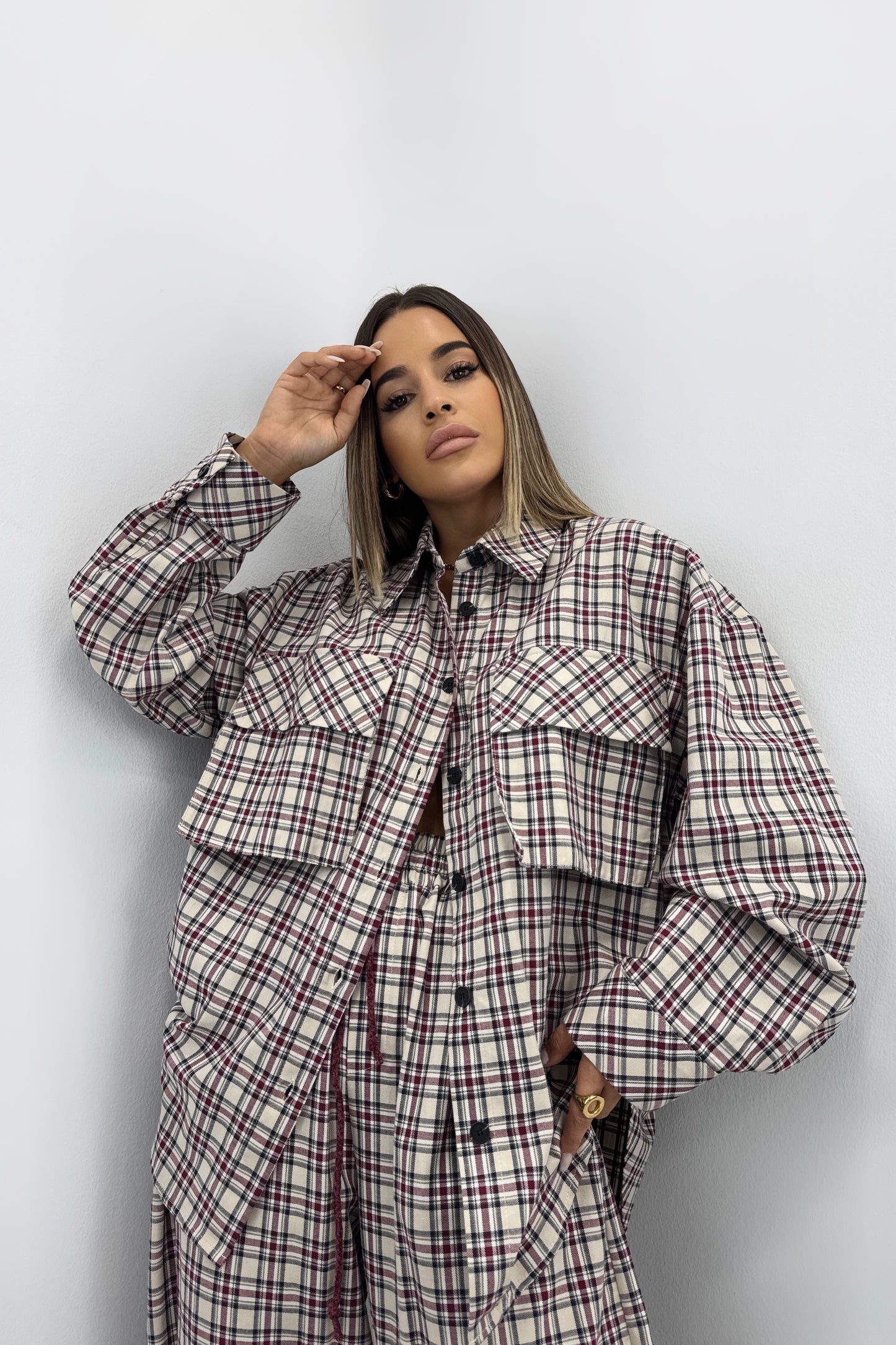CAMISA CUADRS LUMINA