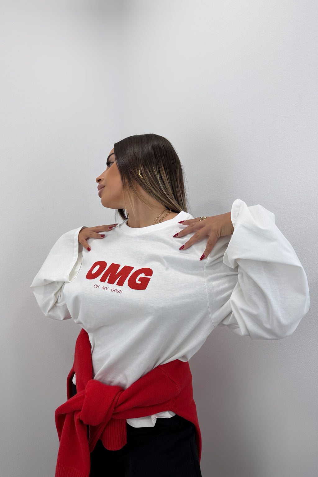 CAMISETA OMG HOMBRERAS LUMINA