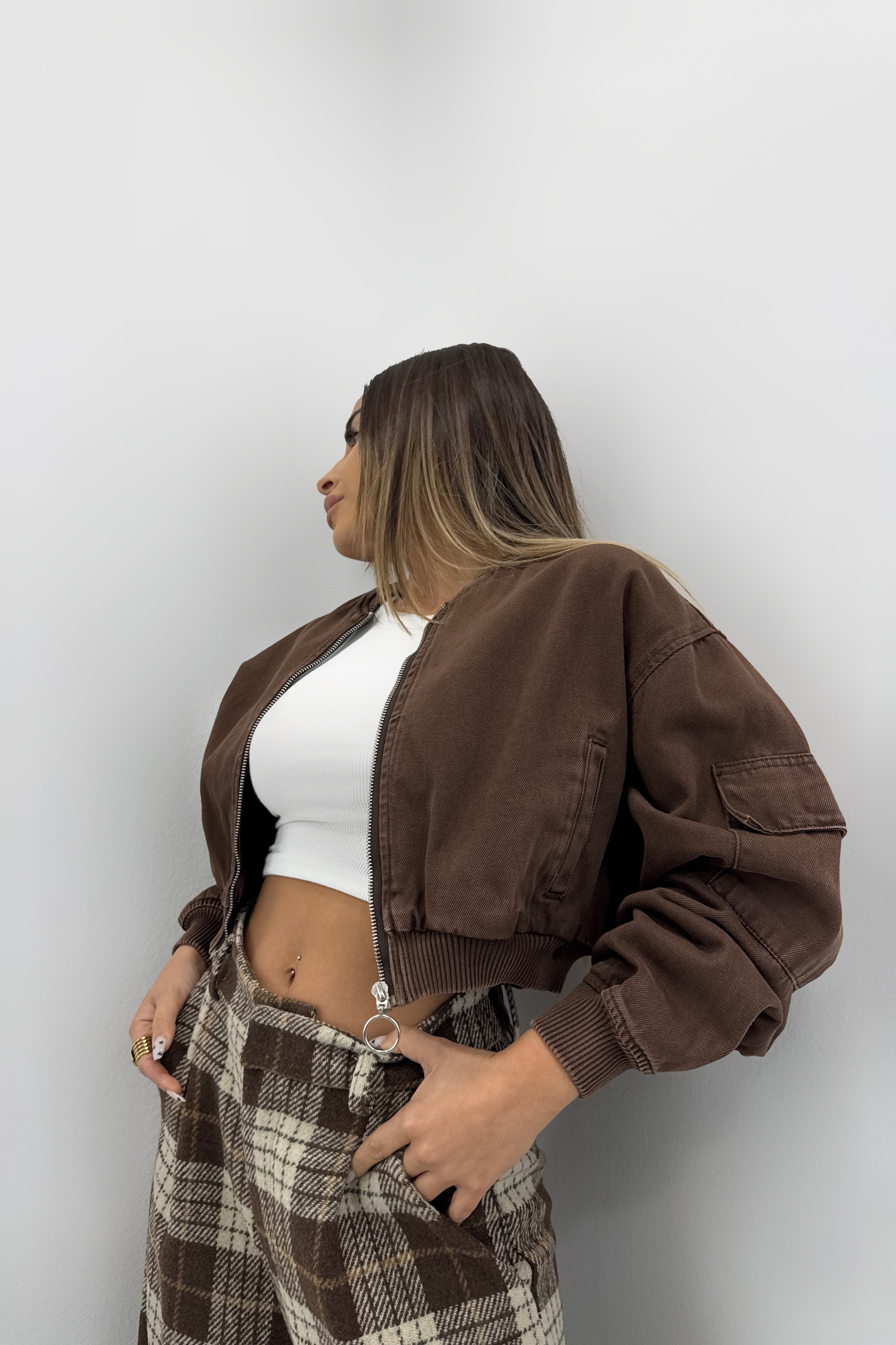 BOMBER CROPPED LUMINA