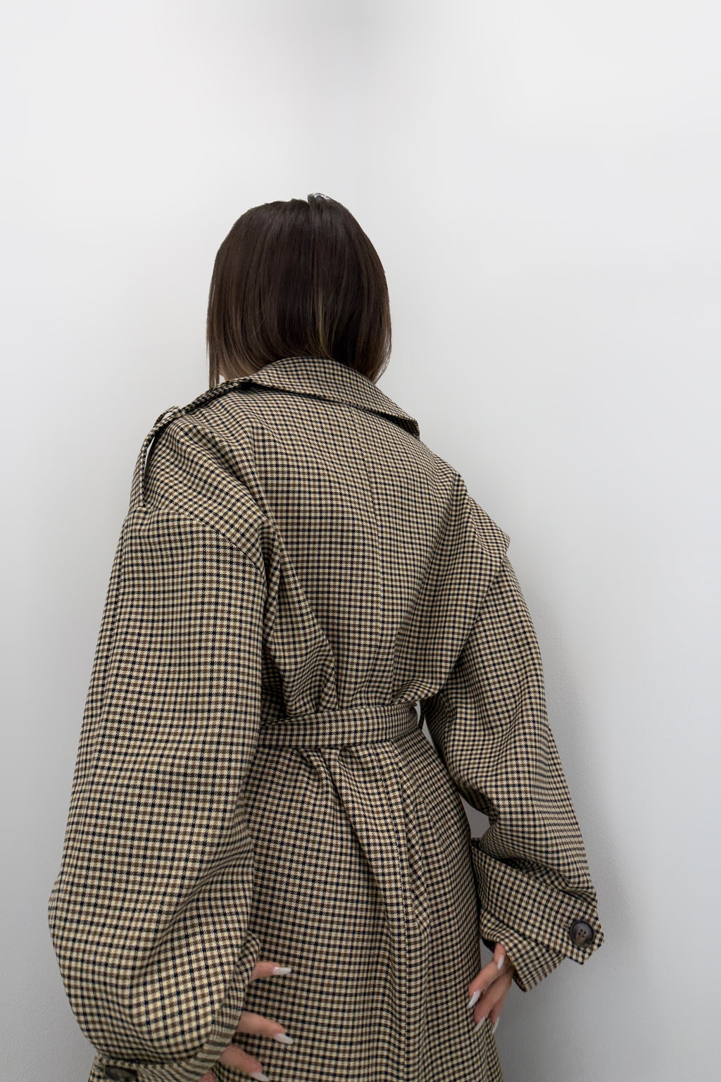 TRENCH CUADROS LUMINA