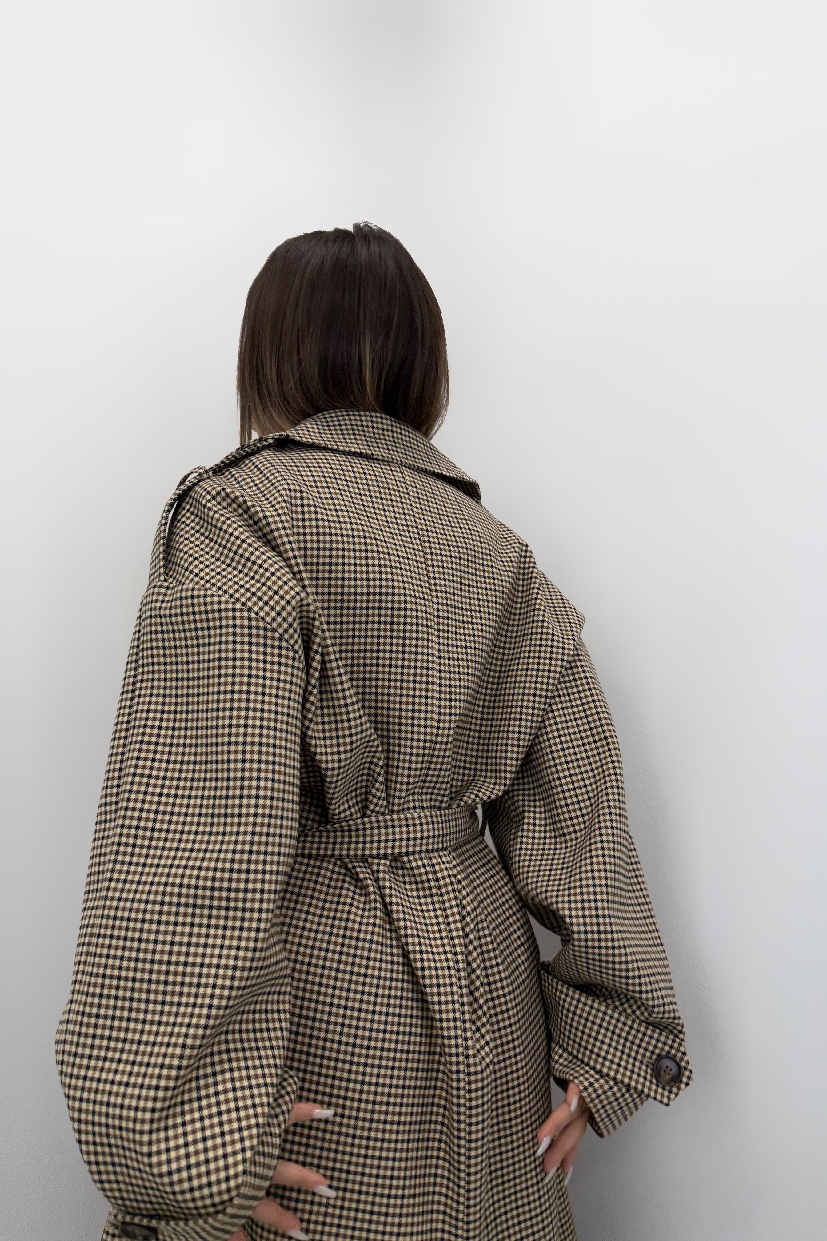 TRENCH CUADROS LUMINA