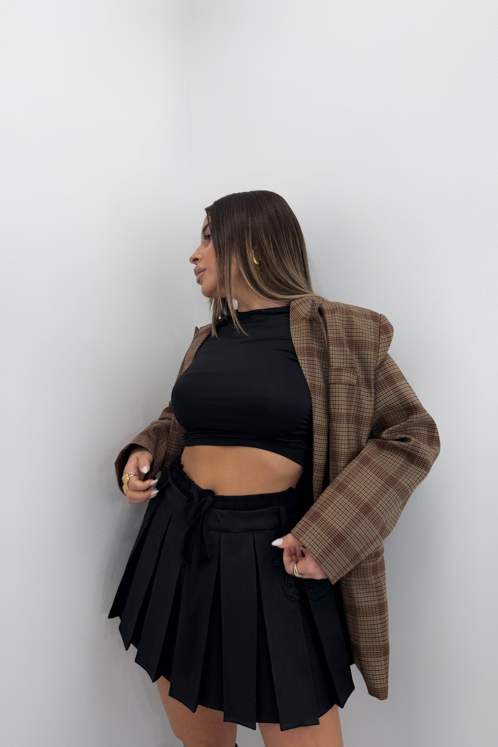 FALDA PANTALÓN TABLAS