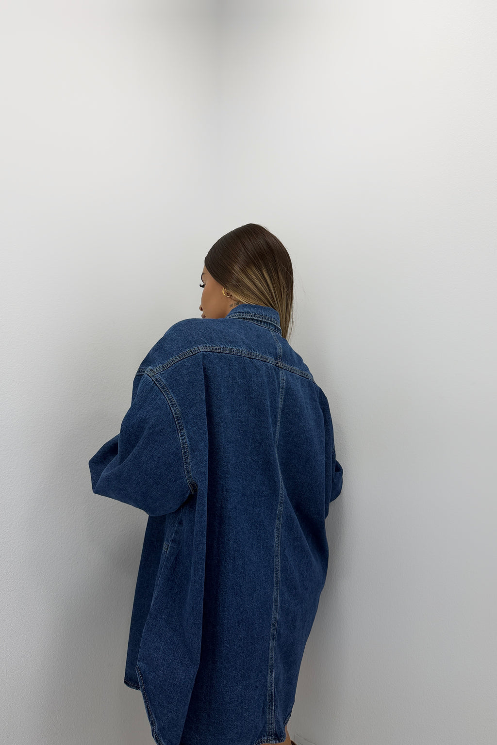 CAMISA MAXI BOTTON DENIM
