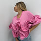 CAMISETA VOLANT LUMINA