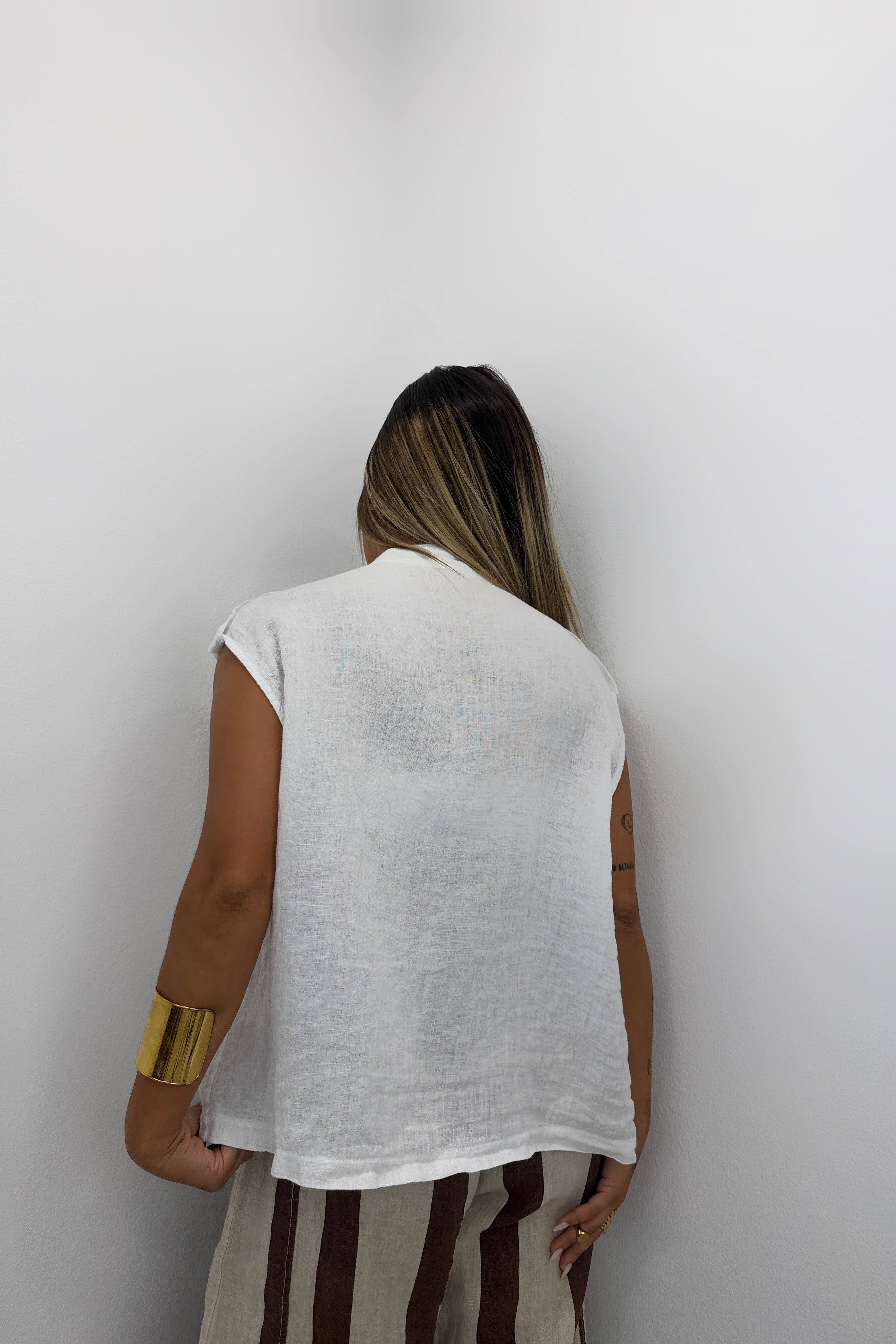 CHALECO LINO
