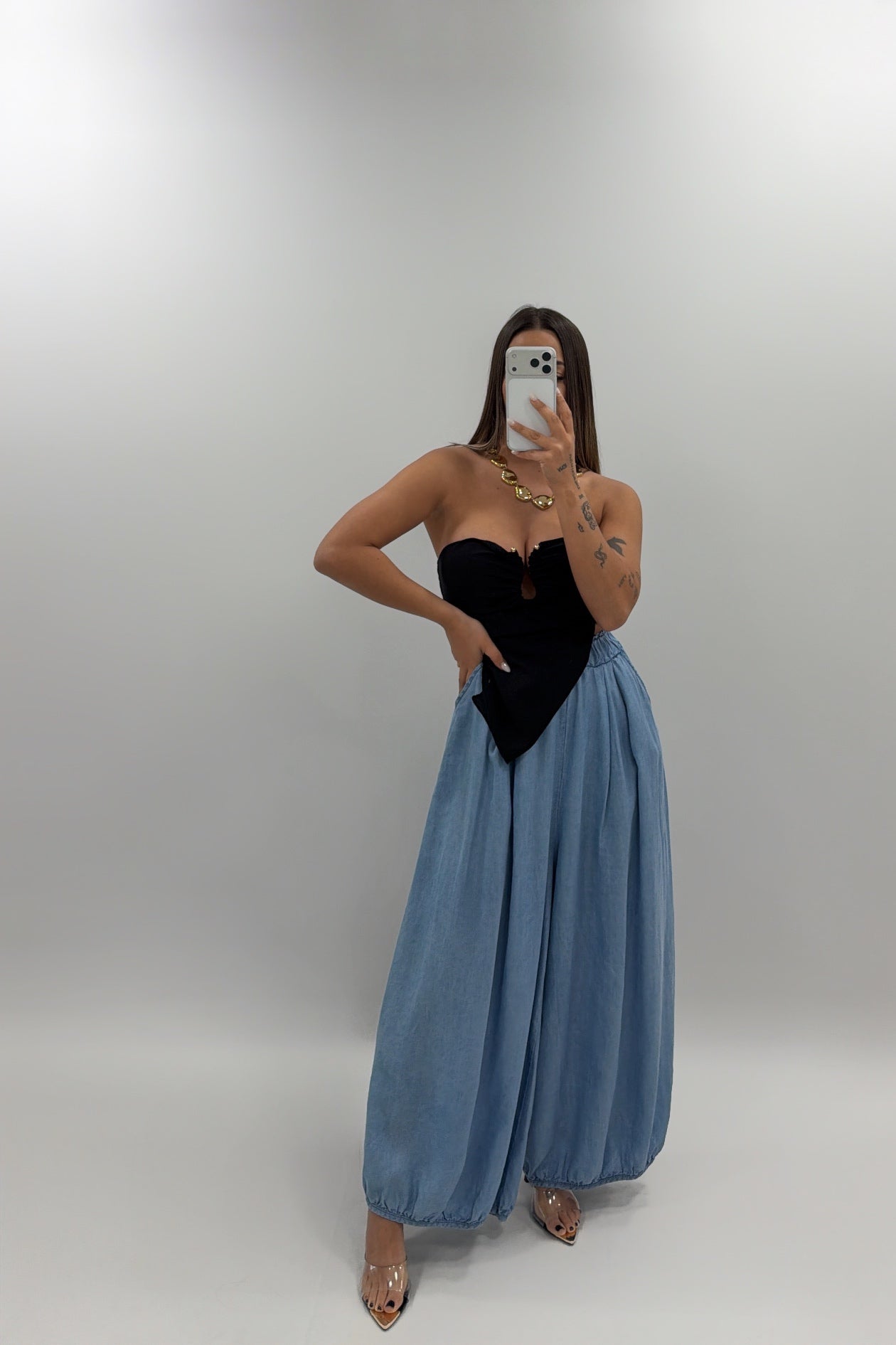 PANTALÓN DENIM FLUID BAHON