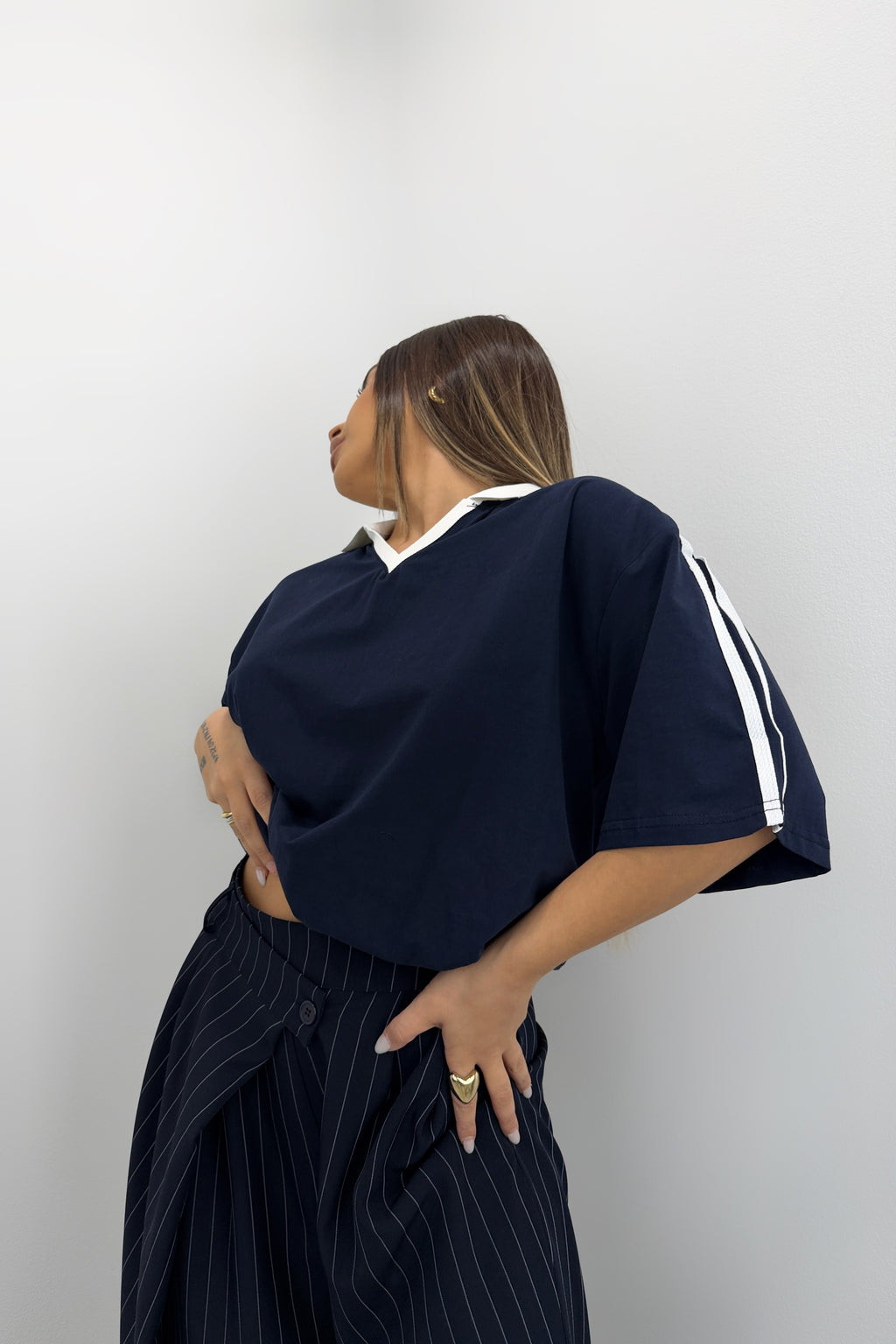 CAMISETA RAYA LATERAL