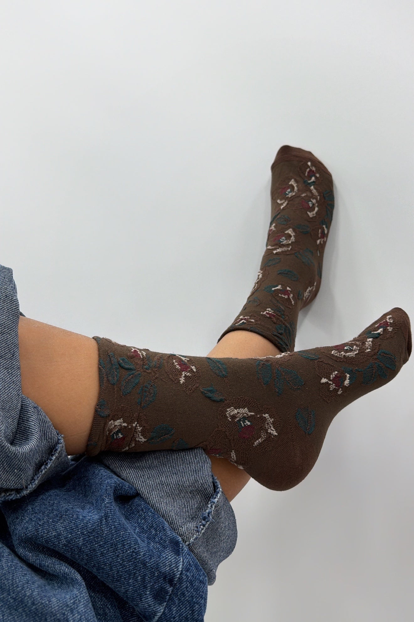 CALCETINES ROSAS AND SMILEY