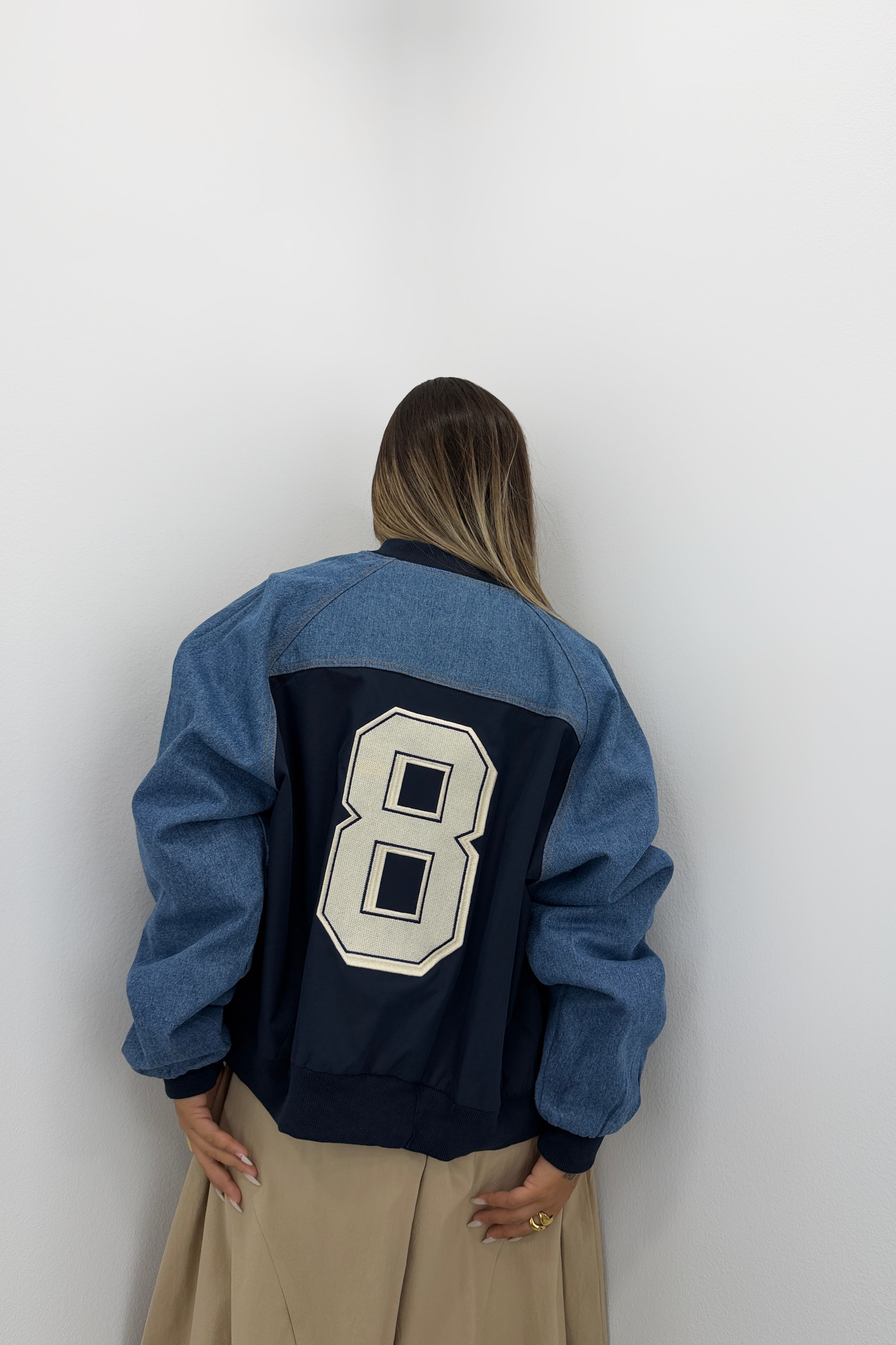 CHAQUETA OCHE COMBINADA
