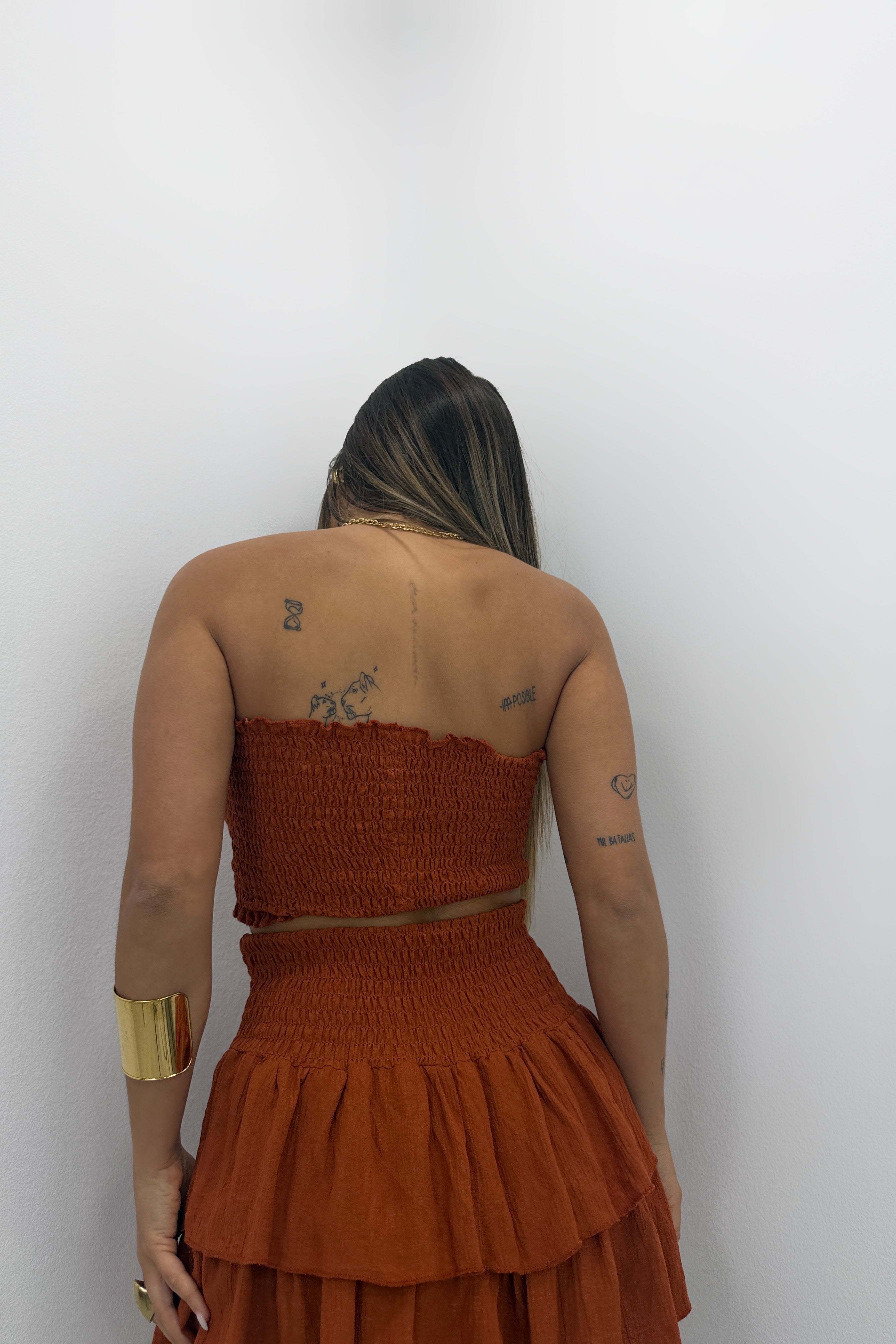 CONJUNTO FALDA PANT TEJ
