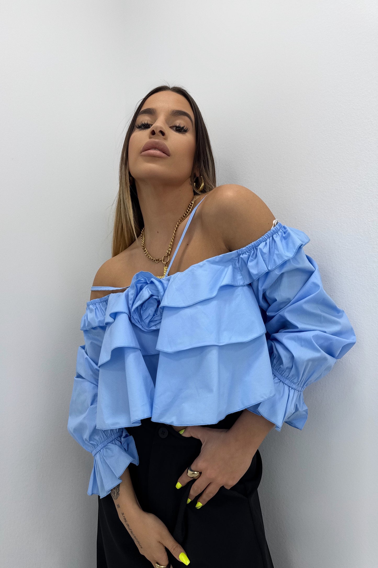 BLUSA ROSE LUMINA