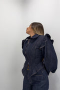 CHAQUETA DENIM VOLANT