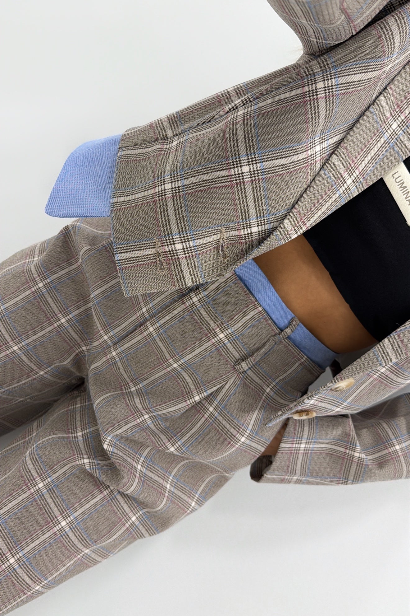 PANTALÓN CUADROS LUMINA