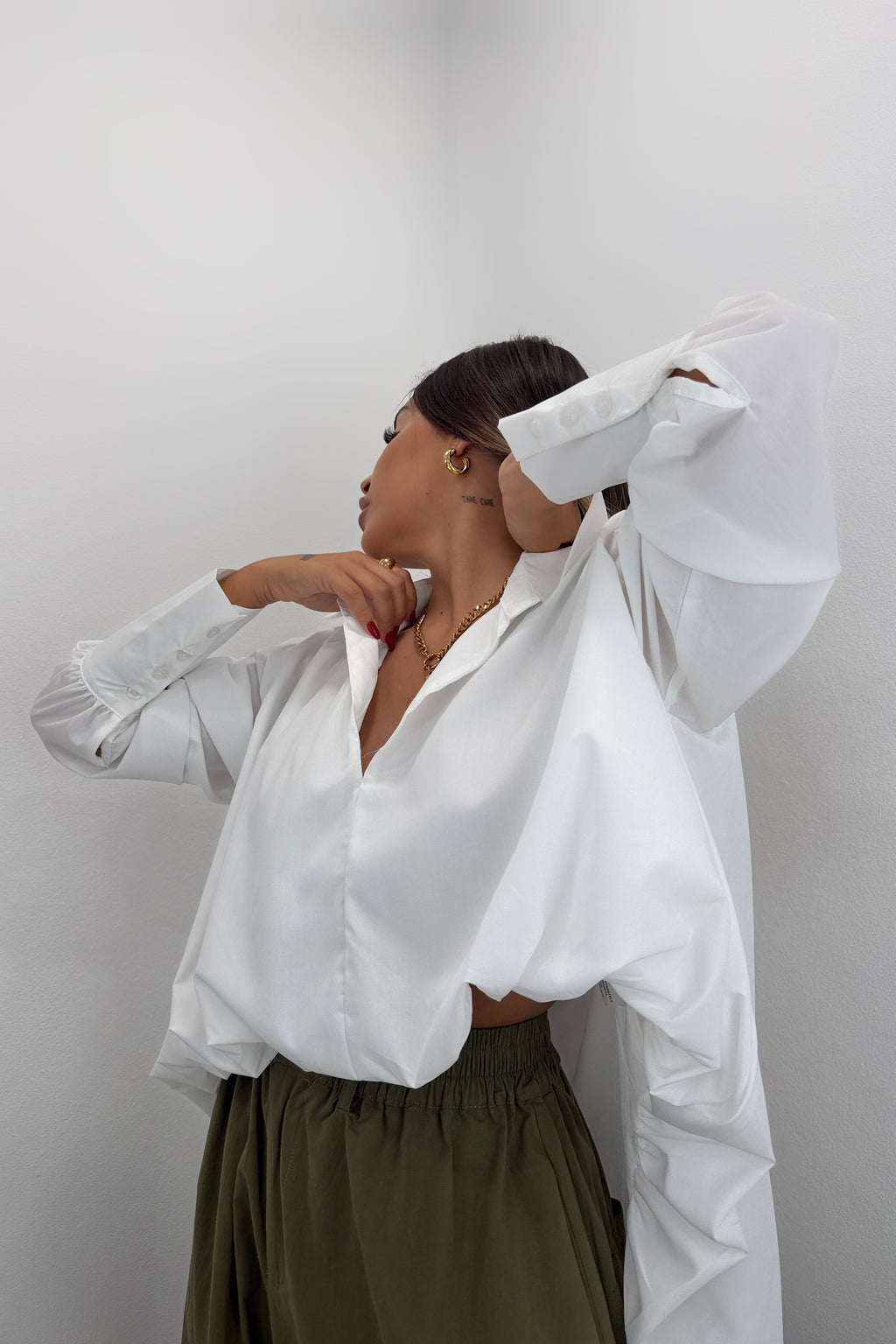 CAMISA ASIMÉTRIC BOMBACH