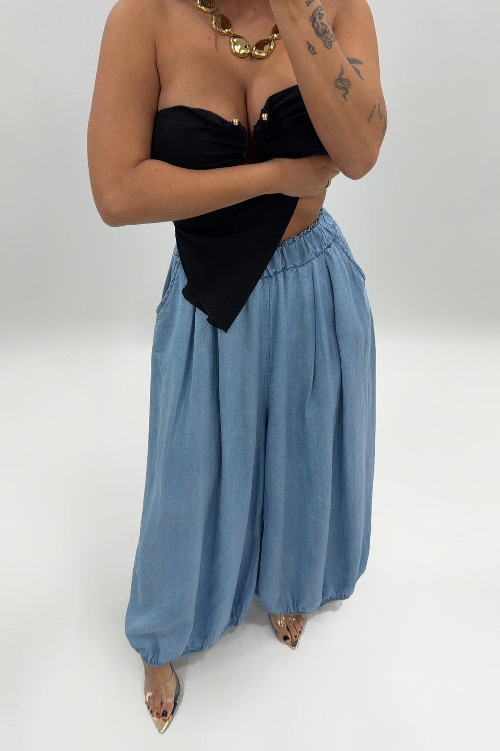 PANTALÓN DENIM FLUID BAHON