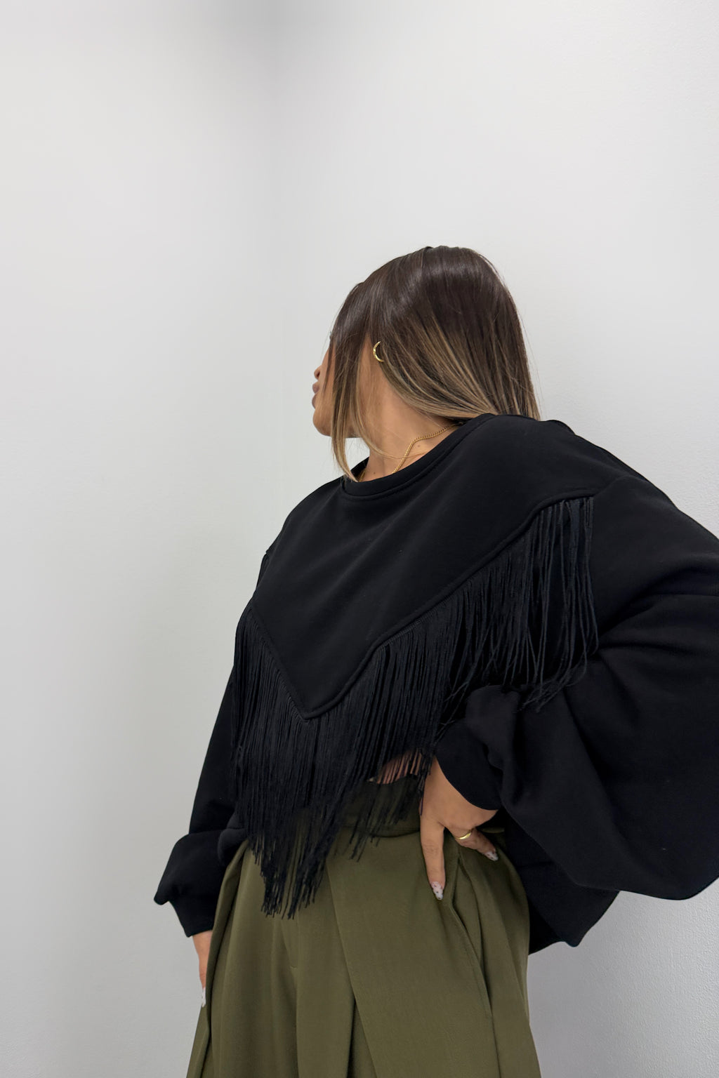 SUDADERA FLECOS