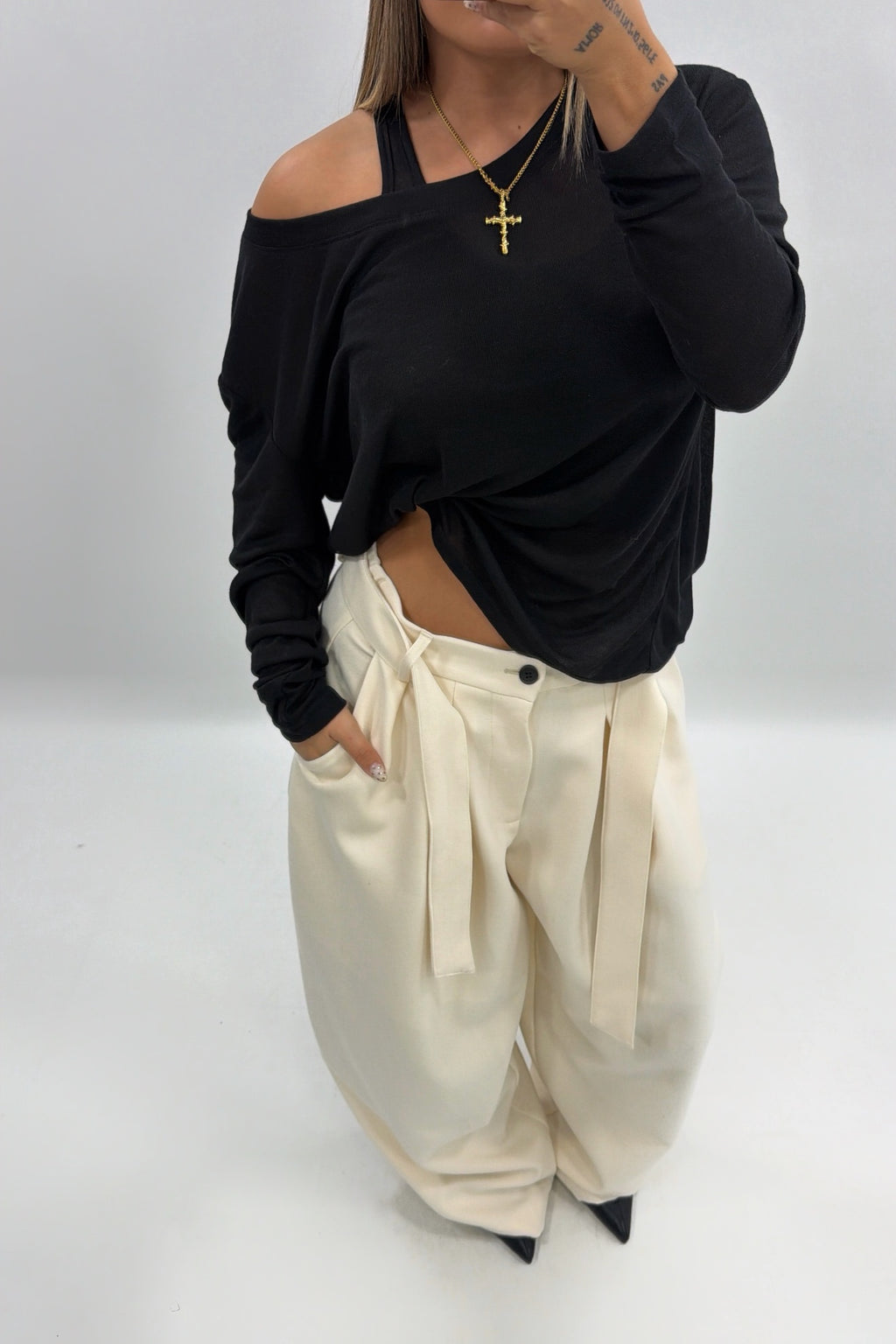PANTALÓN CREME LUMINA